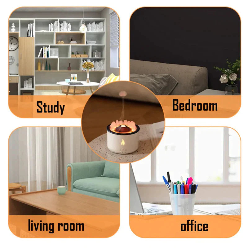 VolcanoDiffuser™ | Humidifier with aroma therapy!